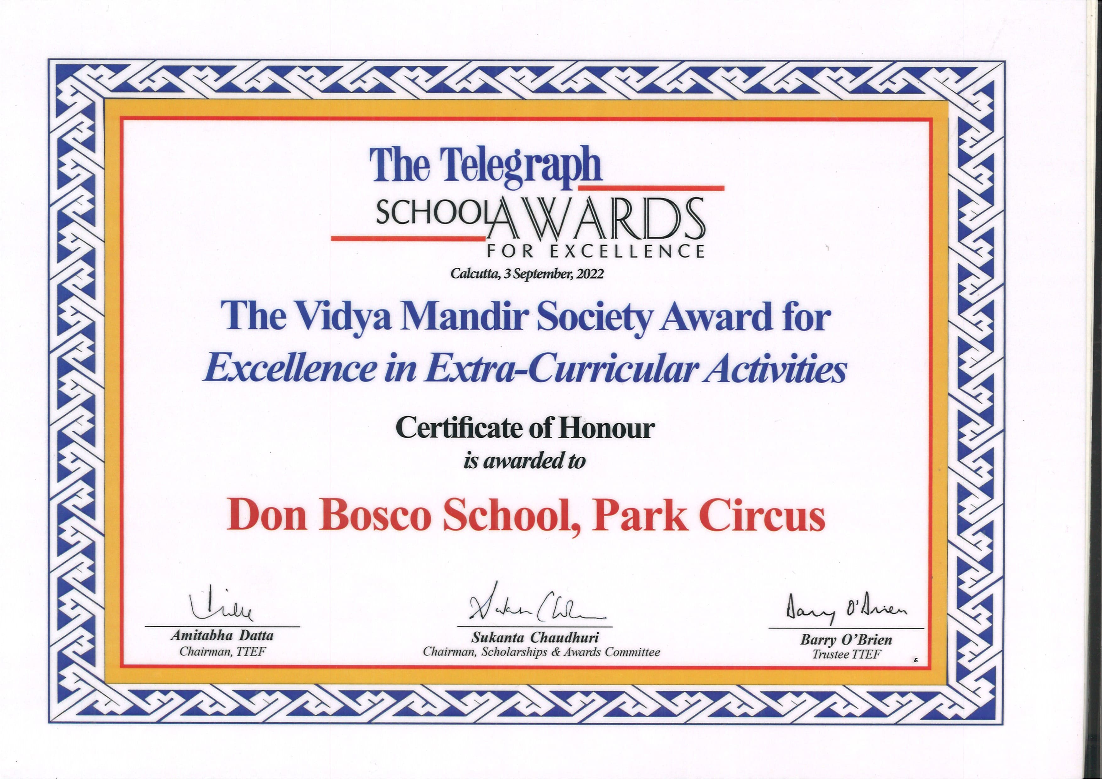 Best Infrastructure Award